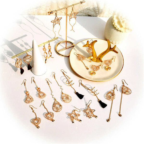 new fashion hollow dangle earring embossing gold party luxury for women girl heart long eardrop earrings, Silver
new fashion hollow dangle earring embossing gold party luxury for women girl heart long eardrop earrings, Silver