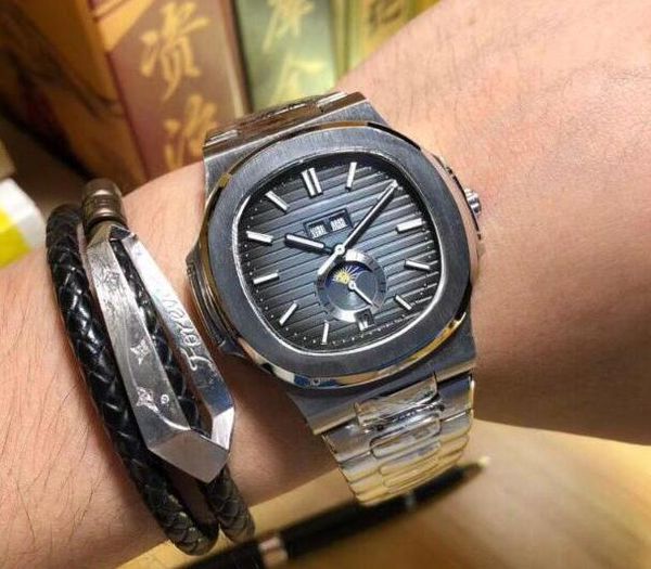 Luxury Automatic Watch For Men Top Quality 5726 Sports Steel Wristwatch Calendar Moon Phase Mens Fashion Nautilus Watches.
Luxury Automatic Watch For Men Top Quality 5726 Sports Steel Wristwatch Calendar Moon Phase Mens Fashion Nautilus Watches.