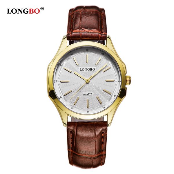 longbo 2020 luxury quartz watch casual fashion leather watches men women couple watch sports analog wristwatch gift 80233, Slivery;brown
longbo 2020 luxury quartz watch casual fashion leather watches men women couple watch sports analog wristwatch gift 80233, Slivery;brown