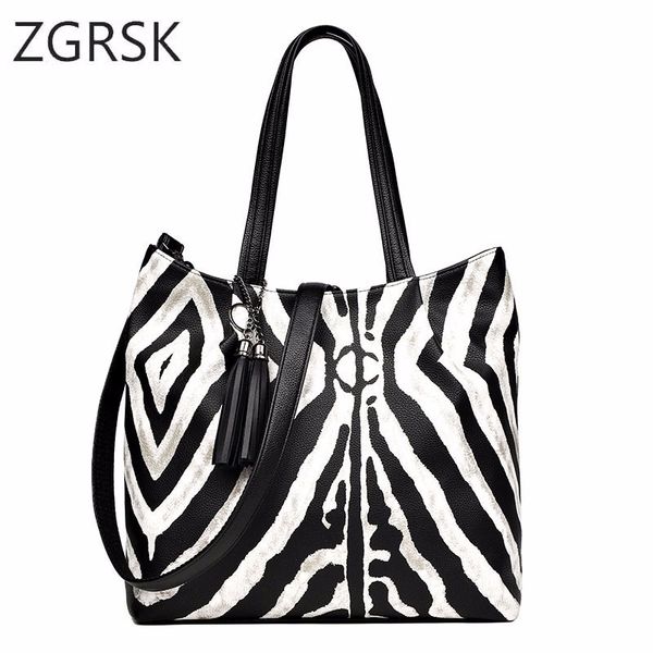 women's fashion pu leather handbag zebra pattern female tote shoulder messenger bag tassel capacity crossbody bags bolsas bolsos
women's fashion pu leather handbag zebra pattern female tote shoulder messenger bag tassel capacity crossbody bags bolsas bolsos