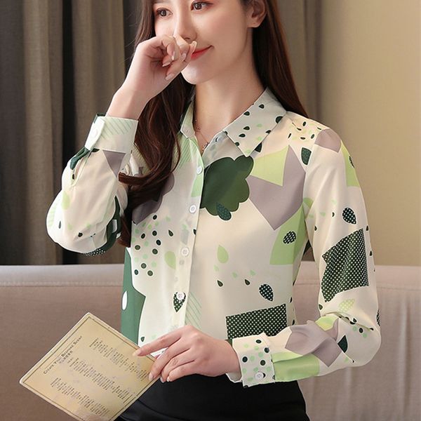 korean chiffon women shirts women long sleeve blouses office lady long sleeve print shirt plus size blusas mujer de moda, White
korean chiffon women shirts women long sleeve blouses office lady long sleeve print shirt plus size blusas mujer de moda, White
