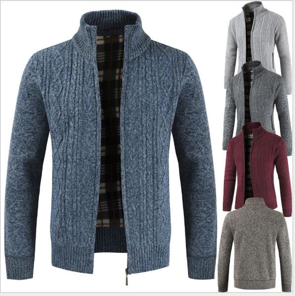 fashion thicken sweatshirt men cardigan sweaters zipper design stand collar long sleeve slim fit for man 2019, White;black
fashion thicken sweatshirt men cardigan sweaters zipper design stand collar long sleeve slim fit for man 2019, White;black