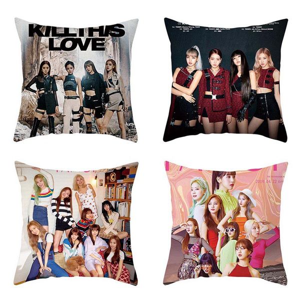 blackpink kill this love cushion cover magical throw pillowcase twice fancy you pillow case for home decor 45*45cm
blackpink kill this love cushion cover magical throw pillowcase twice fancy you pillow case for home decor 45*45cm