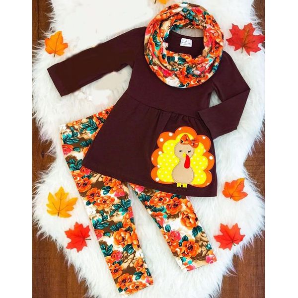 fashion christmas girls clothes children set cotton toddler kids baby girl turkey floral pants thanksgiving outfits set h4, White
fashion christmas girls clothes children set cotton toddler kids baby girl turkey floral pants thanksgiving outfits set h4, White