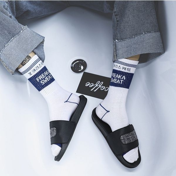 2019 summer new style hong kong style trend summer day chao tuo series fashion slipper selling men's shoes new, Black 
2019 summer new style hong kong style trend summer day chao tuo series fashion slipper selling men's shoes new, Black