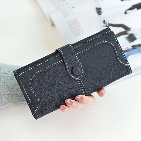 faux suede long wallet women phone pocket matte leather ladies purse female wallets money bag card holder clutch w074, Red;black
faux suede long wallet women phone pocket matte leather ladies purse female wallets money bag card holder clutch w074, Red;black