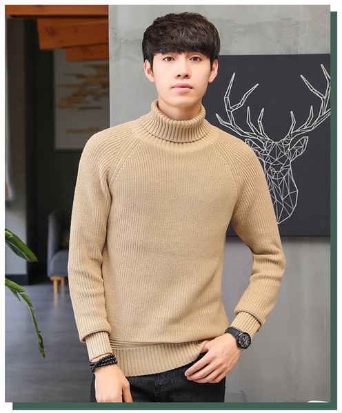 2019 new autumn winter men's sweater men's turtleneck casual jackets slim fit jacket pullover sweaters -3xl, White;black
2019 new autumn winter men's sweater men's turtleneck casual jackets slim fit jacket pullover sweaters -3xl, White;black