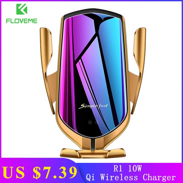 floveme automatic clamping 10w car wireless charger for iphone xs 11 pro samsung xiaomi infrared sensor car phone holder charger
floveme automatic clamping 10w car wireless charger for iphone xs 11 pro samsung xiaomi infrared sensor car phone holder charger