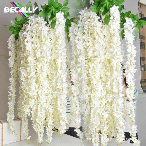 10pcs rattan strip wisteria artificial flower vine for wedding home party kids room decoration diy craft fake flowers
10pcs rattan strip wisteria artificial flower vine for wedding home party kids room decoration diy craft fake flowers