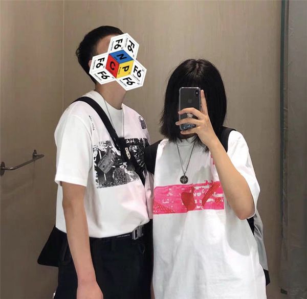 2020ss t shirt men women fashion casual loose trend designer couple men women summer t-shirts tees, White;black
2020ss t shirt men women fashion casual loose trend designer couple men women summer t-shirts tees, White;black