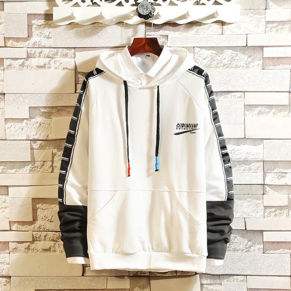 new autumn and winter fashion print hooded clothing street men's large size warm jacket men's trend brand hooded sweatshirt, Black
new autumn and winter fashion print hooded clothing street men's large size warm jacket men's trend brand hooded sweatshirt, Black