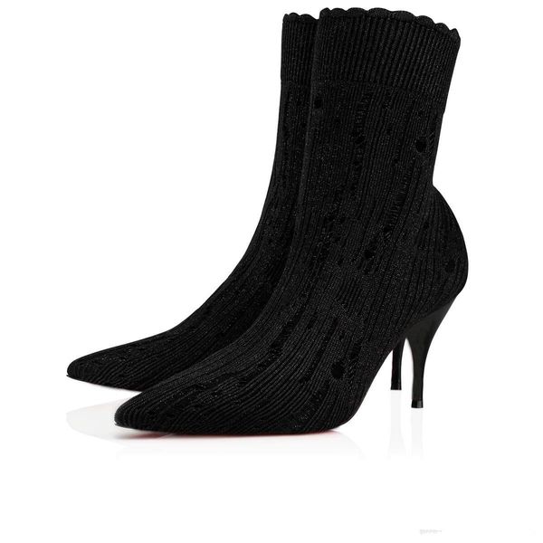 fashion lady's high heels red bottom sole design luxury ankle boot black lurex sock boots women boots sandrine 80mm winter snowy shoes
fashion lady's high heels red bottom sole design luxury ankle boot black lurex sock boots women boots sandrine 80mm winter snowy shoes
