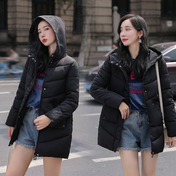p shoot 2019 autumn and winter down jacket women's korean-style loose-fit students cotton-padded clothes fashion coat online, Blue;black
p shoot 2019 autumn and winter down jacket women's korean-style loose-fit students cotton-padded clothes fashion coat online, Blue;black