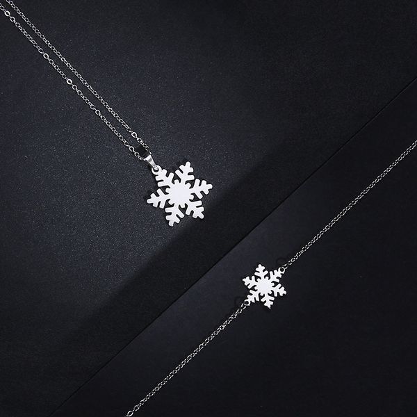 stainless steel sets for women snow shape necklace bracelet earring jewelry lover's engagement jewelry, Silver
stainless steel sets for women snow shape necklace bracelet earring jewelry lover's engagement jewelry, Silver