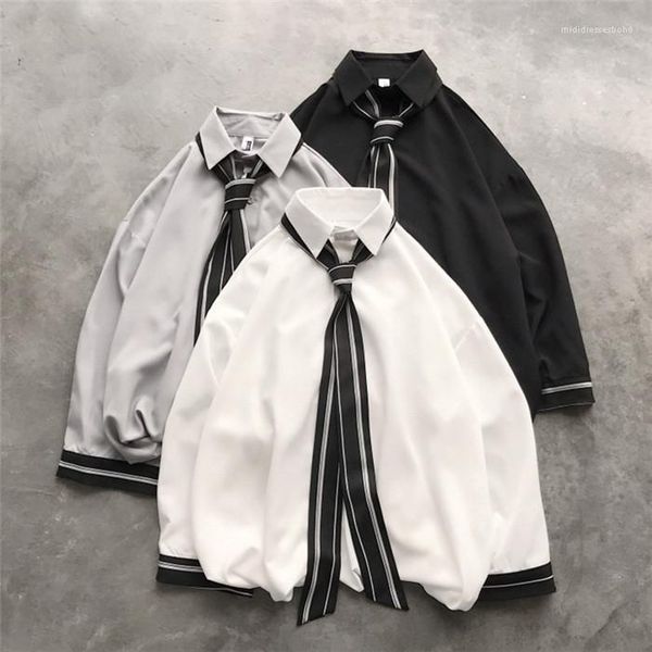 casual shirts long sleeve turn down collar homme solid color clothing fashion style casual apparel mens fashion designer, White;black
casual shirts long sleeve turn down collar homme solid color clothing fashion style casual apparel mens fashion designer, White;black