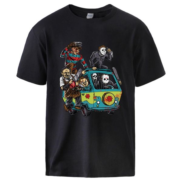 park horror movie man summer tshirts male cotton t shirt theme park clown saw halloween sportswear size s-3xl, White;black
park horror movie man summer tshirts male cotton t shirt theme park clown saw halloween sportswear size s-3xl, White;black