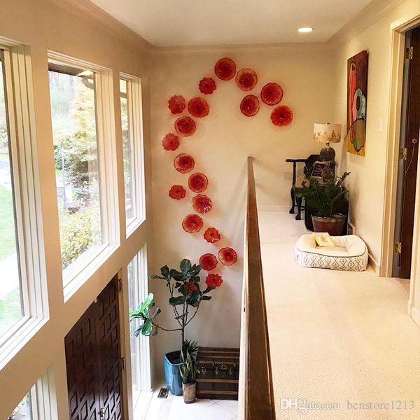 red glass flower plates murano glass wall arts villa l art decoration wall art hanging plates
red glass flower plates murano glass wall arts villa l art decoration wall art hanging plates