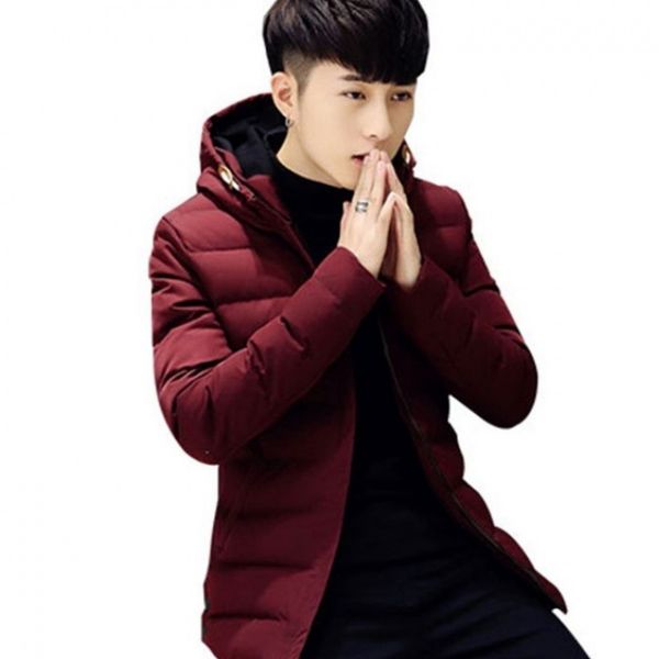 winter new youth men's hoodie cotton coat cold warm waterproof fashion personality down cotton padded shirt, Black
winter new youth men's hoodie cotton coat cold warm waterproof fashion personality down cotton padded shirt, Black