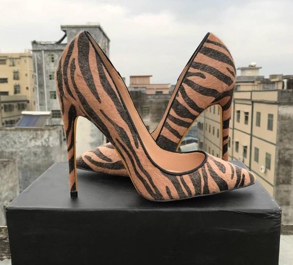2019 new women lady leopard horse hair leather poined toes high heeled shoes single shoes pumps high heels shoes 12cm wedding, Black
2019 new women lady leopard horse hair leather poined toes high heeled shoes single shoes pumps high heels shoes 12cm wedding, Black