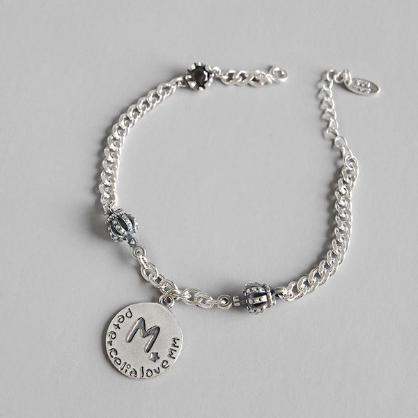 eds silver 925 women fashion bracelets 925 sterling silver crown bracelets pendant chain simple korean fashion jewelry, Black
eds silver 925 women fashion bracelets 925 sterling silver crown bracelets pendant chain simple korean fashion jewelry, Black