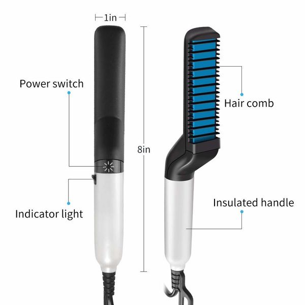 beard straightening comb hair volumize flatten side and straightener brush hair curler show cap quick hair styler for men
beard straightening comb hair volumize flatten side and straightener brush hair curler show cap quick hair styler for men