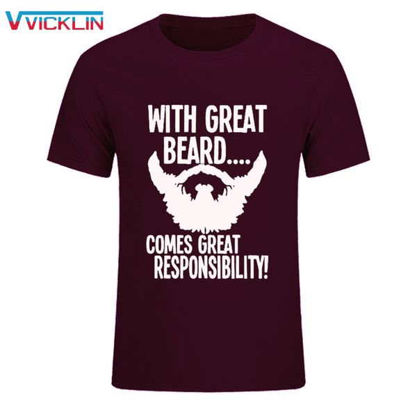 with great beard comes great responsibility funny print t shirt men cotton short sleeve t-shirt hip-hop brand clothing plus size, White;black
with great beard comes great responsibility funny print t shirt men cotton short sleeve t-shirt hip-hop brand clothing plus size, White;black