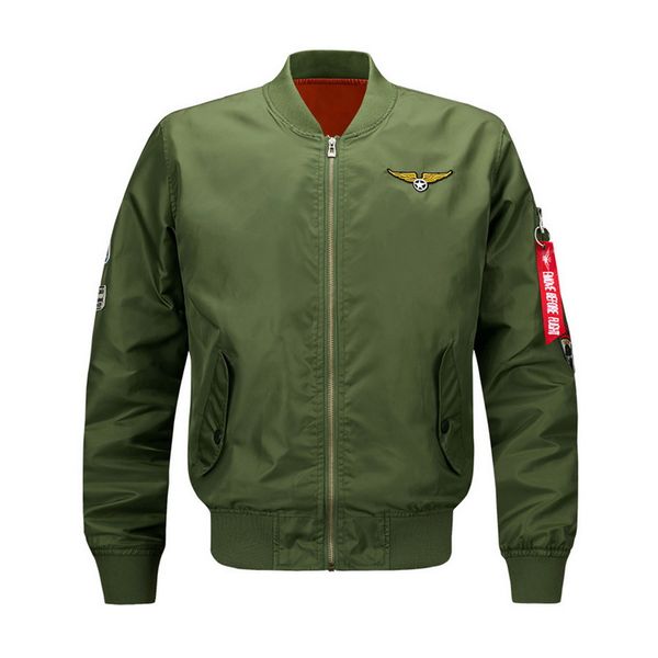 vogue embroidery mens jacket coat man baseball ma-1 casual streetwear men jacket coat short bomber men clothes nice, Black;brown
vogue embroidery mens jacket coat man baseball ma-1 casual streetwear men jacket coat short bomber men clothes nice, Black;brown