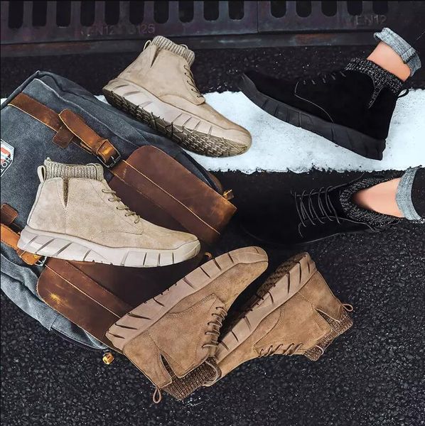 2019 new men boots fly patchwork knit winter boots designer ankle martin boots brown black outdoor sneakers size 40-44
2019 new men boots fly patchwork knit winter boots designer ankle martin boots brown black outdoor sneakers size 40-44