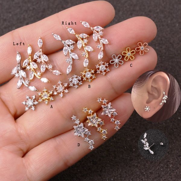 sellsets 1 шт 20г long star leaf bar нержавеющей стали штанга винт назад cz козелка diaith helix snug пирсинг ювелирные изделия, Slivery;golden 
sellsets 1 шт 20г long star leaf bar нержавеющей стали штанга винт назад cz козелка diaith helix snug пирсинг ювелирные изделия, Slivery;golden