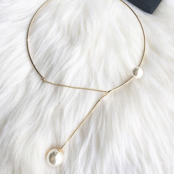 simple women necklace imitation pearl pendant gold chain link charm trendy for anniversary wedding party jewelry gift, Golden;silver
simple women necklace imitation pearl pendant gold chain link charm trendy for anniversary wedding party jewelry gift, Golden;silver