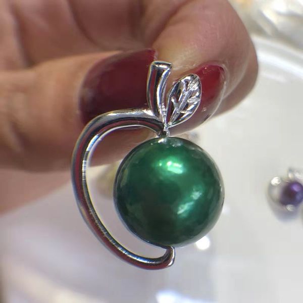 wholesale handmade sterling silver 10-11mm dark green edison pearls apple pendant without chain dyed color edison pearls ing
wholesale handmade sterling silver 10-11mm dark green edison pearls apple pendant without chain dyed color edison pearls ing
