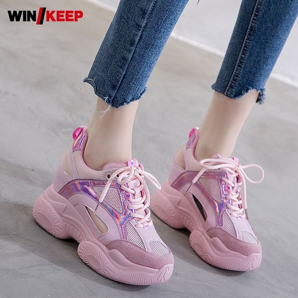 2019 new women summer hollow out outdoor jogging sports shoes height increasing platform running shoes round toe mesh sneakers
2019 new women summer hollow out outdoor jogging sports shoes height increasing platform running shoes round toe mesh sneakers