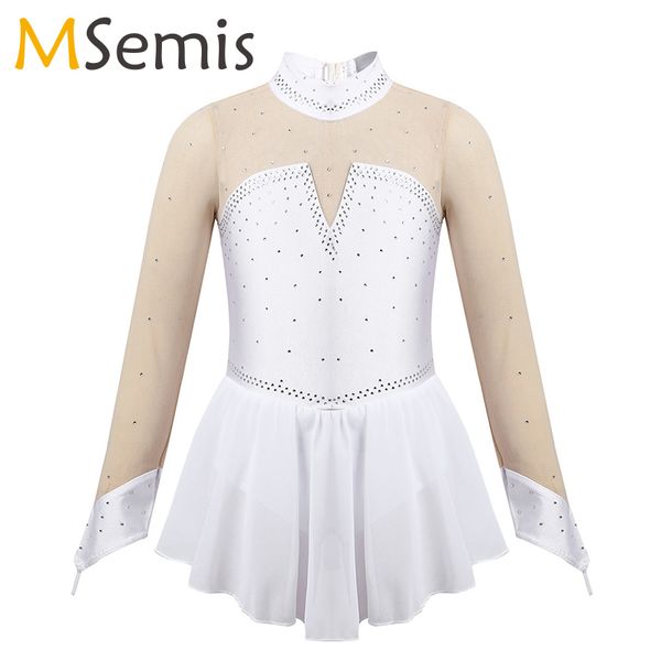 ballet dress girls long sleeves sparkly rhinestone figure ice skating dress tulle splice keyhole back ballet dance leotard, Black;red
ballet dress girls long sleeves sparkly rhinestone figure ice skating dress tulle splice keyhole back ballet dance leotard, Black;red
