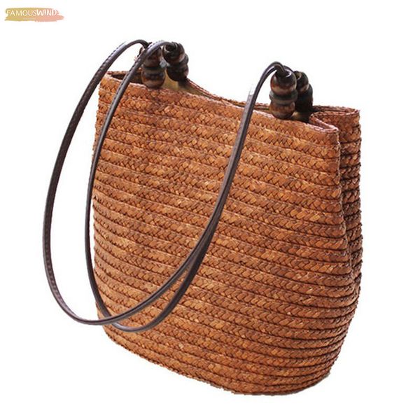 fggs knitted straw bag zipper summer bohemia fashion women handbags stripes shoulder bags beach bag big tote bags brown
fggs knitted straw bag zipper summer bohemia fashion women handbags stripes shoulder bags beach bag big tote bags brown