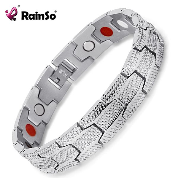 rainso mens bracelets stainless steel magnetic therapy bracelets germanium jewelry wristband drop-ship 2019 new arrivals, Golden;silver
rainso mens bracelets stainless steel magnetic therapy bracelets germanium jewelry wristband drop-ship 2019 new arrivals, Golden;silver