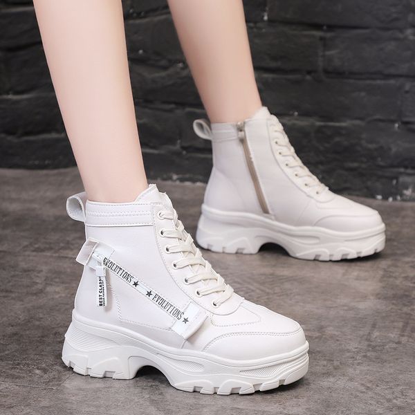the new leather women's chunky boots winter thick fur warm women platform sneakers 2020 fashion combat boot woman shoes, Black
the new leather women's chunky boots winter thick fur warm women platform sneakers 2020 fashion combat boot woman shoes, Black