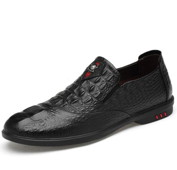 business leather men casual shoes formal dress shoes luxury office flats pointed toe men wedding shoes plus size mocassin homme, Black
business leather men casual shoes formal dress shoes luxury office flats pointed toe men wedding shoes plus size mocassin homme, Black