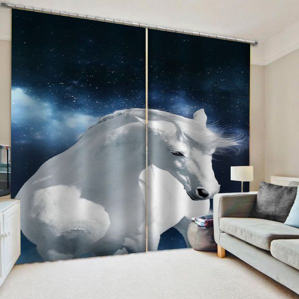 customized size blue sky white horse curtains 3d window curtains for living room bedroom customized size
customized size blue sky white horse curtains 3d window curtains for living room bedroom customized size