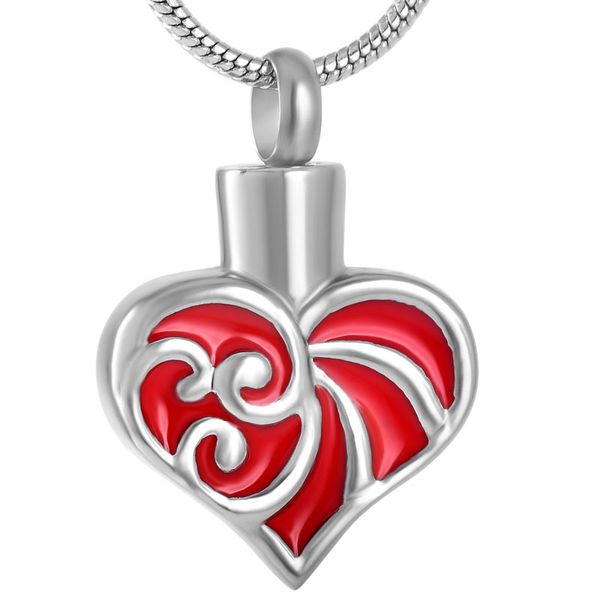 ijd9161 stainless steel red color heart shape pendant necklace cremation memorial for ashes urn keepsakes with chain jewelry, Silver
ijd9161 stainless steel red color heart shape pendant necklace cremation memorial for ashes urn keepsakes with chain jewelry, Silver