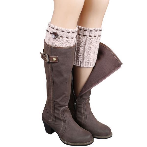 1 pair knitted socks boot cover acrylic solid knitted boot socks winter womenw5, Black;white
1 pair knitted socks boot cover acrylic solid knitted boot socks winter womenw5, Black;white