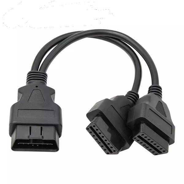 16pin cable for obd interface car models converted cable obd2 extension cord one-divided-two connection adapter
16pin cable for obd interface car models converted cable obd2 extension cord one-divided-two connection adapter