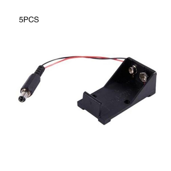 5pcs 9v battery holder case plug 5.5 x 2.1mm for arduino breadboard power supply 9v battery case power supply
5pcs 9v battery holder case plug 5.5 x 2.1mm for arduino breadboard power supply 9v battery case power supply