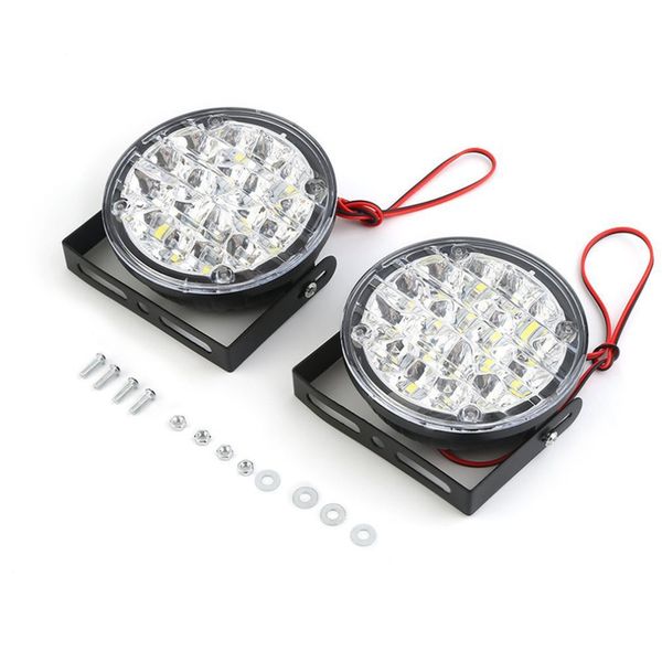 2pcs new styling waterproof 12v 18 leds round shape auto car fog lamp driving night light ultra brightness low consumption hot
2pcs new styling waterproof 12v 18 leds round shape auto car fog lamp driving night light ultra brightness low consumption hot