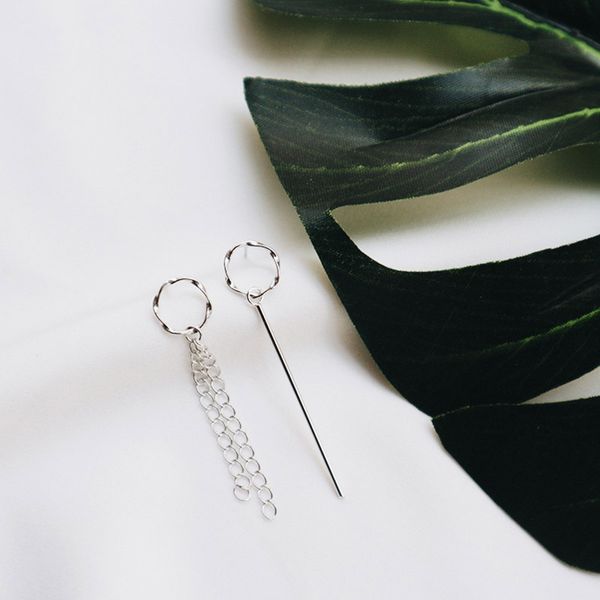 real 925 sterling silver drop earrings for women statement asymmetry chain bar dangle earring party gifts jewelry, Golden;silver
real 925 sterling silver drop earrings for women statement asymmetry chain bar dangle earring party gifts jewelry, Golden;silver
