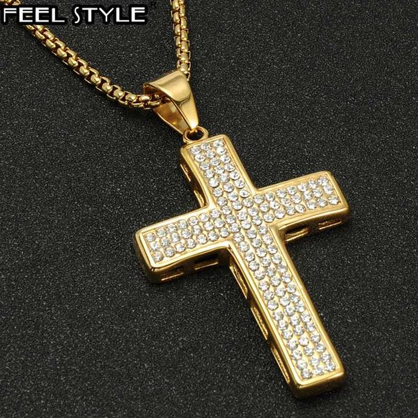 hip hop stainless steel full rhinestone bling iced out prayer cross pendants necklaces mens gold color chain rock jewelry, Silver
hip hop stainless steel full rhinestone bling iced out prayer cross pendants necklaces mens gold color chain rock jewelry, Silver
