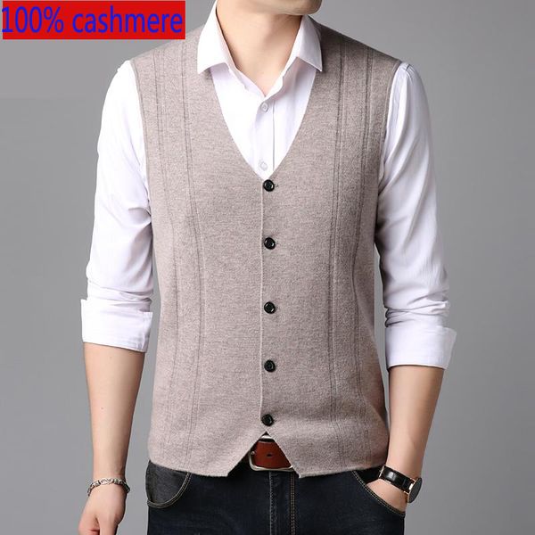new autumn winter men cashmere vest sleeveless waistcoat computer knitted v-neck casual cardigan size xssmlxl2xl3xl, White;black 
new autumn winter men cashmere vest sleeveless waistcoat computer knitted v-neck casual cardigan size xssmlxl2xl3xl, White;black