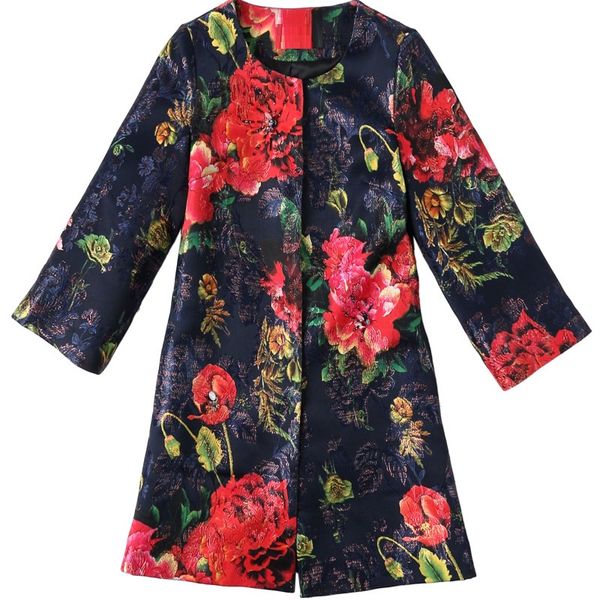 xxxxl coat 2019 autumn fashion trench woman hand made beading vintage jacquard floral print wide-waisted coat & outerwear female, Tan;black
xxxxl coat 2019 autumn fashion trench woman hand made beading vintage jacquard floral print wide-waisted coat & outerwear female, Tan;black