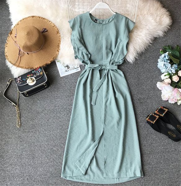 womens dress women dresses women 2019 summer striped ruffles straight one step long dress women split slim striped casual female vestidos, Black;gray
womens dress women dresses women 2019 summer striped ruffles straight one step long dress women split slim striped casual female vestidos, Black;gray
