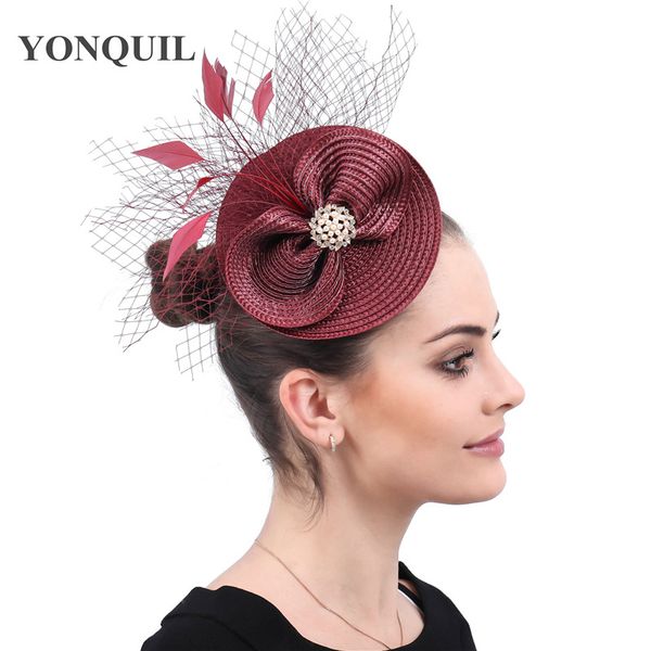 imitation straw wedding hair party fascinator hat veils hair accessories with clip bridal wedding show race headwear event 
imitation straw wedding hair party fascinator hat veils hair accessories with clip bridal wedding show race headwear event