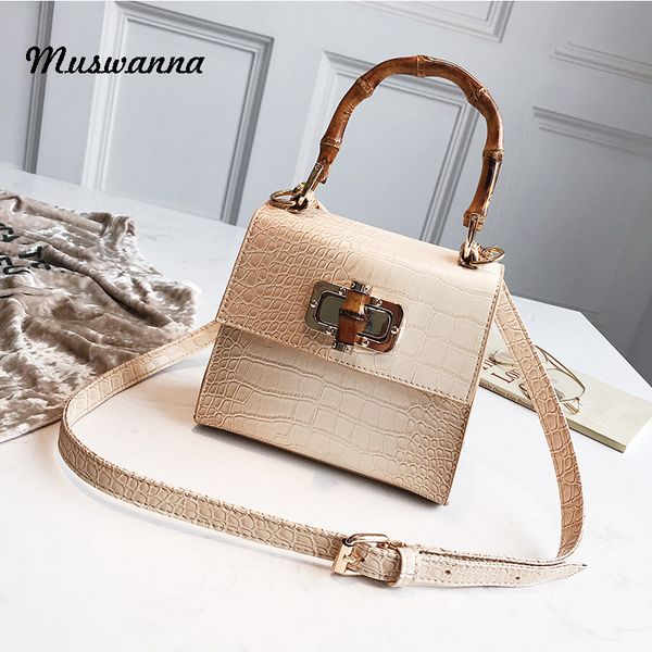 luxury crocodile women handbag bamboo handle bags designer crossbody bag casual small flap bag purse bolso femenino 2019
luxury crocodile women handbag bamboo handle bags designer crossbody bag casual small flap bag purse bolso femenino 2019